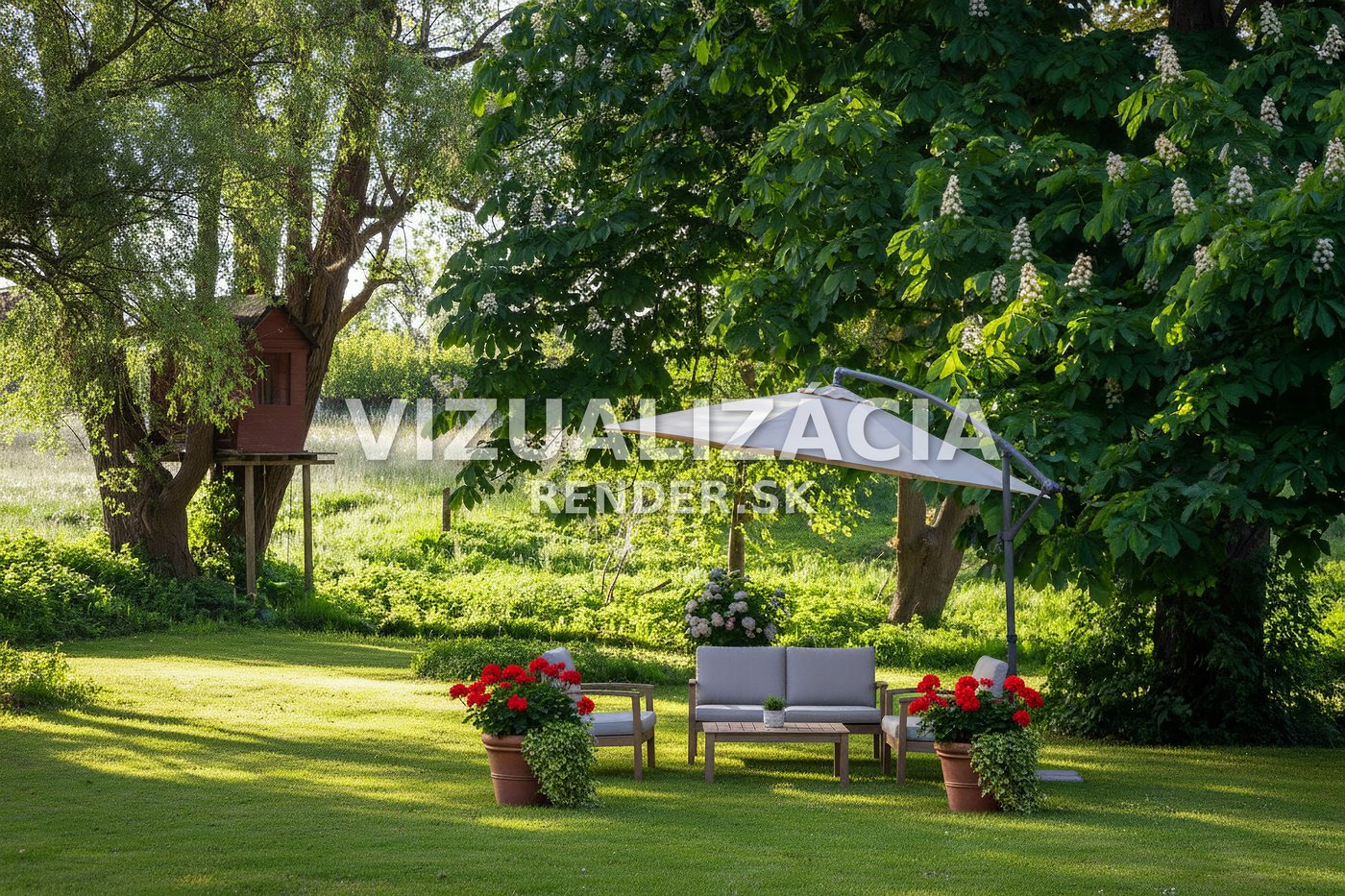 After visualization — Garden