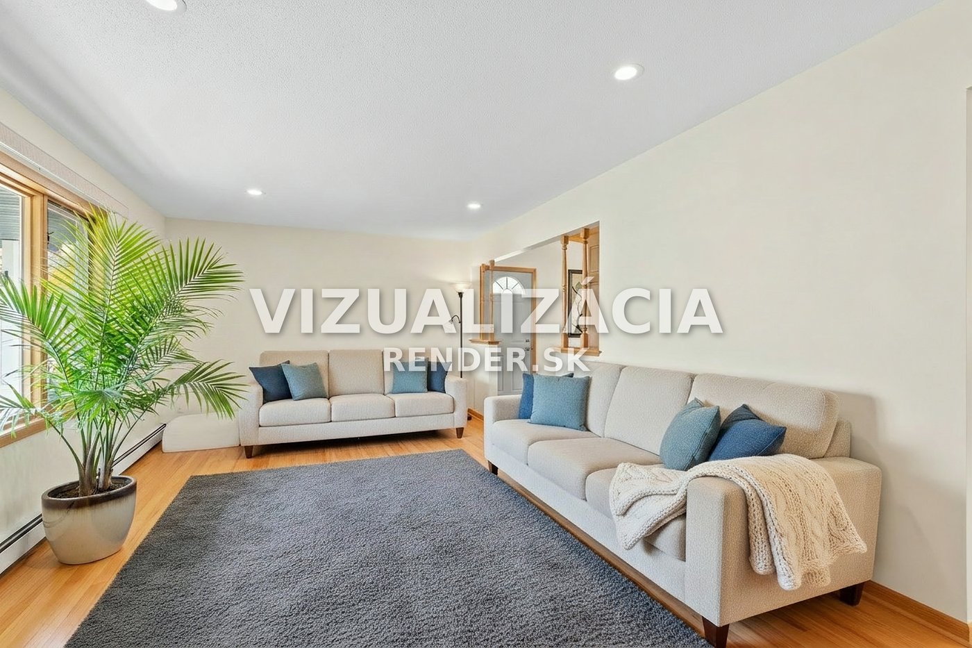 After visualization — Living room